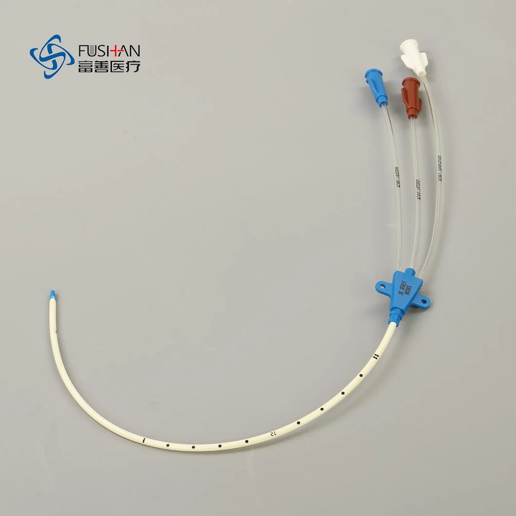 Factory Direct Medical Polyurethane Central Venous Catheter (CVC) Kit Central Lines Insertion Single/Double/Triple Lumen 7fx20cm for Hospital and Clinical Use