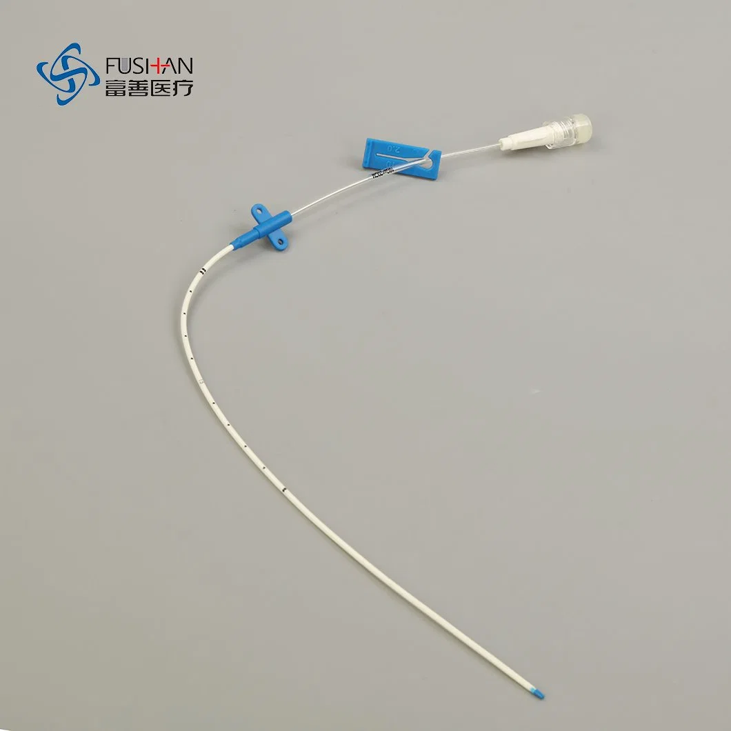 Factory TPU Material of Centrer Venous Catheter Kit CVC Sterile Peripherally Inserted Central Catheter Double/Triple Lumen Picc Line 7f*20cm